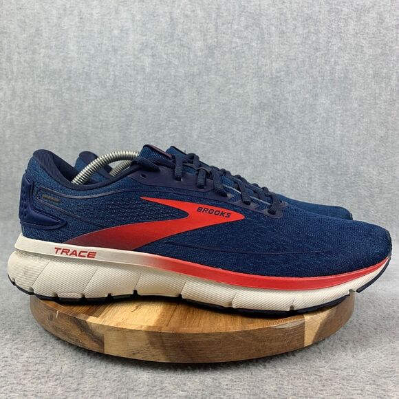 Brooks Trace 2 Shoes Mens Size 11.5 Blue Sneakers Running Athletic Jogging Gym - Picture 1 of 10
